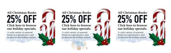 Bookcloseouts: Save an Additional 25% on Christmas Books Photo Bookcloseouts: Save an Additional 25% on Christmas Books