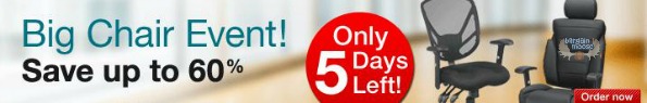Staples Canada: Chair Event up to 60% off Photo Staples Canada: Chair Event up to 60% off