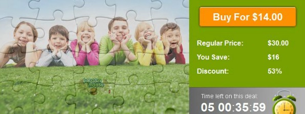 WagJag Canada: $14 for a 384 Piece Personalized Photo Puzzle