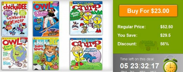 WagJag Canada: $23 for Your Choice of Owl Kids Magazine