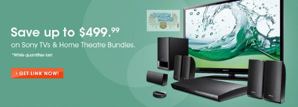 Sony.ca: Save up to $500 When You Bundle Home Entertainment Systems