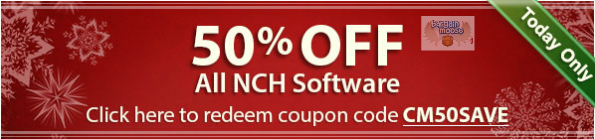 NCHSoftware.com: 50% off all NCH Software for Cyber Monday Photo NCHSoftware.com: 50% off all NCH Software for Cyber Monday