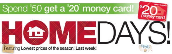 Home Outfitters Canada: Spend $50 & Get A $20 Money Card