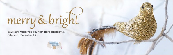 Chapters Indigo Canada: Here Come The Holidays – Save 25% When You Buy 4+ Ornaments Photo Chapters Indigo Canada: Here Come The Holidays – Save 25% When You Buy 4+ Ornaments
