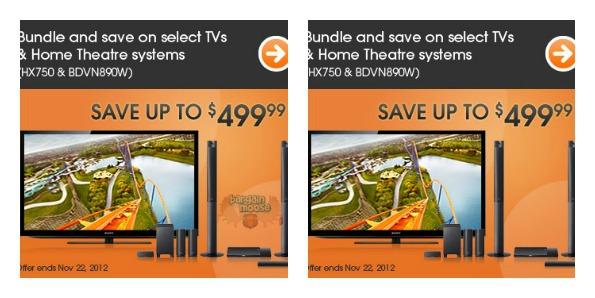 Sony Canada: Bundle Select TVs & Home Theatre Systems & Save Up To $499.99 Photo Sony Canada: Bundle Select TVs & Home Theatre Systems & Save Up To $499.99