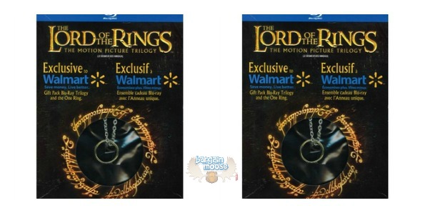 Walmart Canada: Lord Of The Rings Blu ray Trilogy w/ Ring (Walmart Exclusive) 