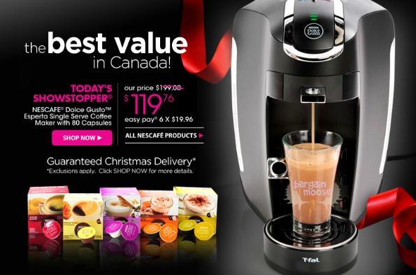 The Shopping Channel: Showstopper on Dolce Gusto Esperata Coffee Maker Photo The Shopping Channel: Showstopper on Dolce Gusto Esperata Coffee Maker