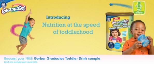 Canadian Freebie: Nestle Gerber Graduates Toddler Drink