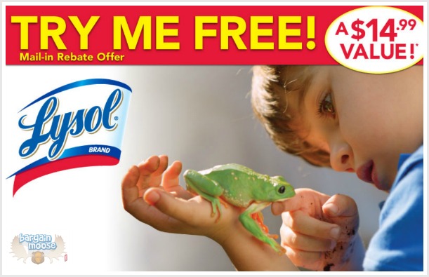 Lysol No Touch Mail-in Rebate Offer Free Lysol No Touch Hand Soap System (With Mail in Rebate)