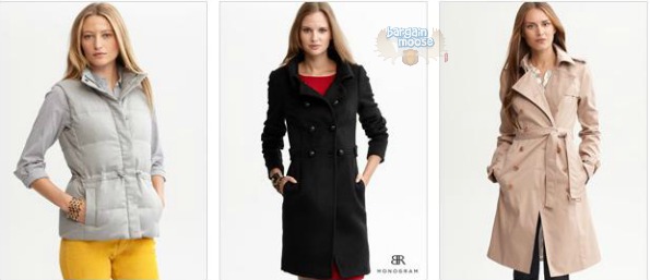 Banana Republic Promo Code:40% off Full Price Outerwear & Cold Weather Accessories Photo Banana Republic Promo Code:40% off Full Price Outerwear & Cold Weather Accessories
