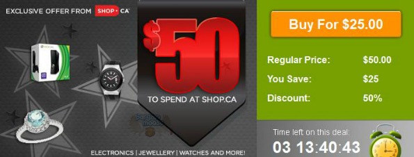 WagJag Canada: $25 For $50 Towards Merchandise @ SHOP.CA Photo WagJag Canada: $25 For $50 Towards Merchandise @ SHOP.CA