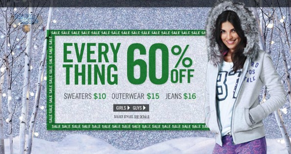 Aeropostale & P.S. from Aeropostale: Save 60% Site Wide & Up To 70% Sale Items Pre Boxing Day Deal Photo Aeropostale & P.S. from Aeropostale: Save 60% Site Wide & Up To 70% Sale Items Pre Boxing Day Deal