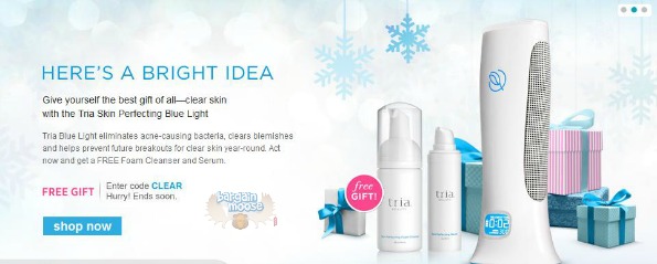 You're on the list! TRIA Beauty is offering a $50 off coupon code for its best selling products, for a limited time only. The company always provides free shipping on all orders within the U.S. and has an email newsletter that sends exclusive offers to subscribers. The company also randomly posts contests and free product giveaways on its Facebook page.
