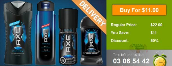 WagJag Canada: $11 For AXE Bundle (a $22 Value) Photo WagJag Canada: $11 For AXE Bundle (a $22 Value)