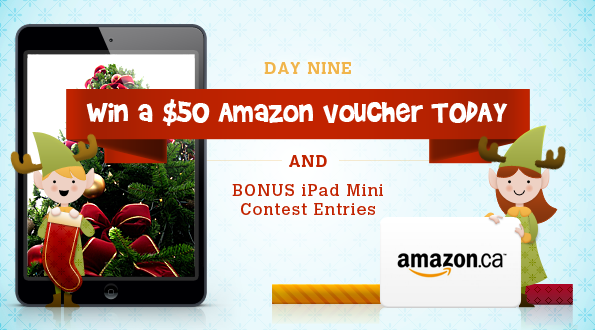 bm_christmascontest_12_daily9 Bargainmoose Christmasathon Day 9: Win a $50 Amazon.ca Voucher Today (Plus bonus Entries to iPad Mini Contest)! (closed)