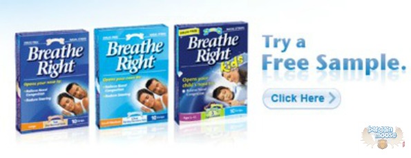 Canadian Freebie: Breathe Right Nasal Strip Advanced Sample