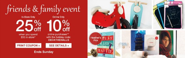 chapters Chapters Coupons: 10% Off Online, 25% off $50 Instore
