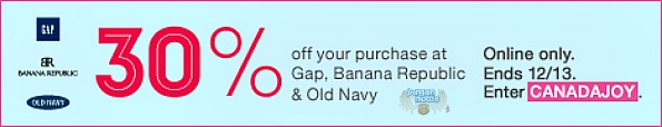 Old Navy, The Gap & Banana Republic Promo Code: Save 30% Photo Old Navy, The Gap & Banana Republic Promo Code: Save 30%