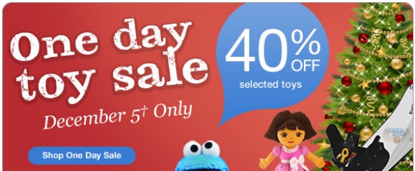 Sears Canada: One Day Toy Sale – 40% Off Selected Toys Photo Sears Canada: One Day Toy Sale – 40% Off Selected Toys