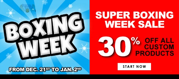 Wordans Canada Promo Code Super Boxing Week Sale – 30% Off All Custom Products Photo Wordans Canada Promo Code Super Boxing Week Sale – 30% Off All Custom Products