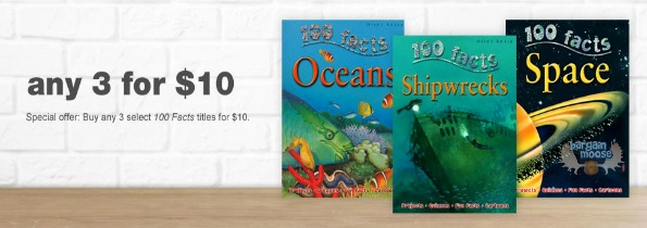Chapters Canada: 100 Facts Kids Books 3 For $10 Photo Chapters Canada: 100 Facts Kids Books 3 For $10