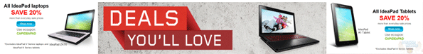 Lenovo-laptop-deals Lenovo Canada Coupon Codes: Save Up To 40% On Various Computers