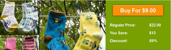 WagJag Canada: $9 For 4 Pairs Of Snappy Socks ($22 Value) Photo WagJag Canada: $9 For 4 Pairs Of Snappy Socks ($22 Value)