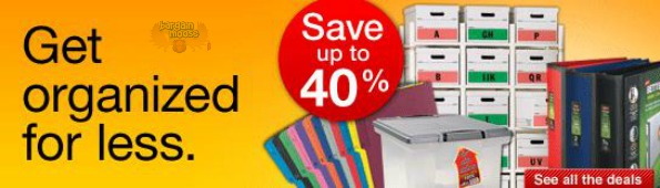 Staples Canada: Save Up To 40% On Storage & Organization Solutions