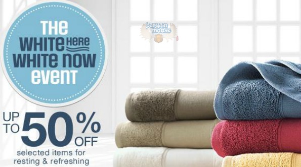Sears Canada: White Here White Now Event, Up To 60% Off Bath & Bedding Photo Sears Canada: White Here White Now Event, Up To 60% Off Bath & Bedding