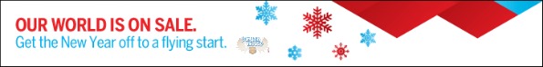 Air Canada: New Years Flight Sales
