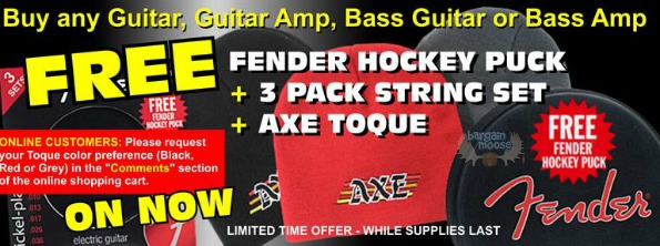 Axe Music Canada: Free Gifts With Purchase