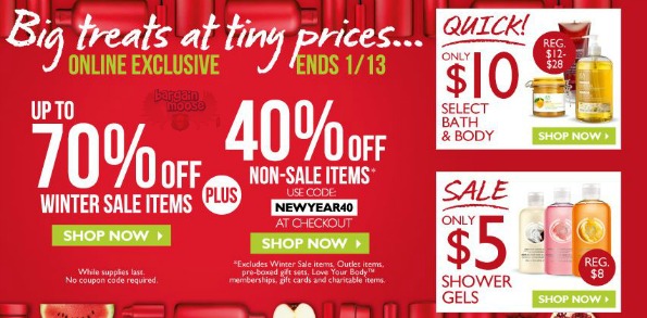 bodyshop Body Shop Canada Coupon: 40% Off Regular or Up to 70% Off Sale Items