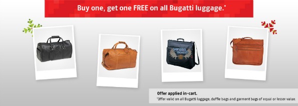 Future Shop Canada: B1G1 On All Bugatti Luggage