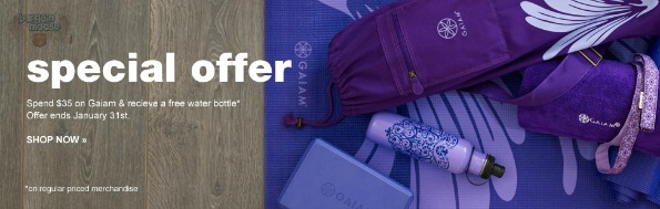 chapters Chapters Canada: Spend $35 On Gaiam Products & Get Free Water Bottle