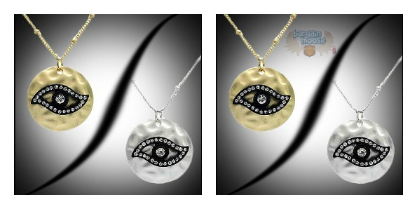 Deal Ticker Canada: $24 For An 18K Gold Plated Evil Eye Austrian Swarovski Necklace