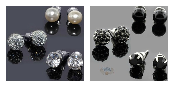 Deal Ticker Canada: $9 For A Set Of 3 Stud Earrings In Austrian Crystal & Pearl