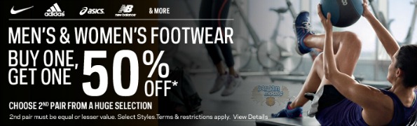 Sport Chek Canada: Men’s and Women’s Footwear – BOGO 50% Off Photo Sport Chek Canada: Men’s and Women’s Footwear – BOGO 50% Off