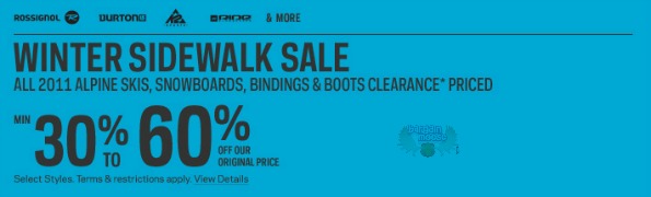 Sport Chek Canada: Winter Blowout Sale – 30 to 60% Off Selected Items