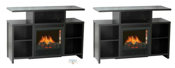 walmart Walmart Canada: Electric Fireplace Heater TV Stand Was $198 | Now $148