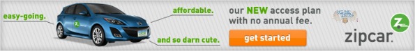 zipcar Zipcar Canada: No Annual Fee + $15 Free Credit