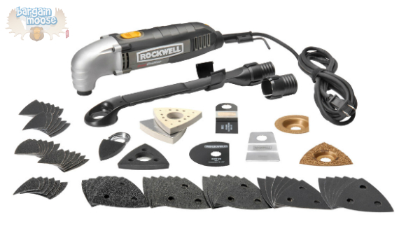 Amazon Canada: Half Off a 72 Piece Rockwell Deluxe SoniCrafter Multi Powertool