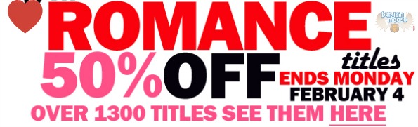 BookCloseOuts Canada No Football Sale: 50% Off All Romance Titles