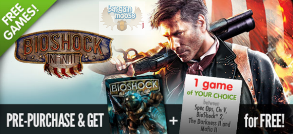 GreenManGaming: Pre Order BioShock Infinite & Get BioShock + Another Game For FREE! (PC)