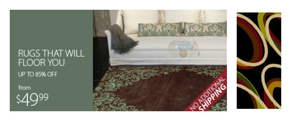 Beyond The Rack Canada: Sale on Area Rugs Starting @ $34.99 