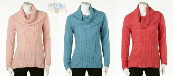 cleo Cleo Canada: Baby Cable Cowl Neck Sweater Was $64 | Now $10