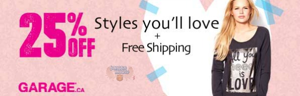 Garage Canada Promo Code: Save 25% & Free Shipping Photo Garage Canada Promo Code: Save 25% & Free Shipping