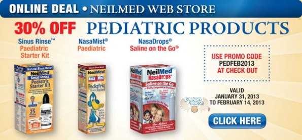 NeilMed Canada Promo Code: 30% Off Select Pediatric Products