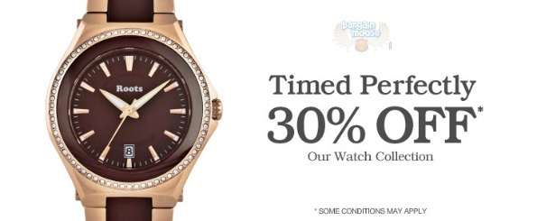Roots Canada: 30% Off Watches