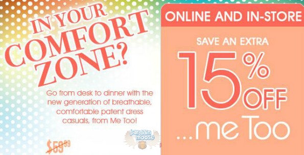 The Shoe Company Canada Promo Code: Save 15% Off Me Too Footwear