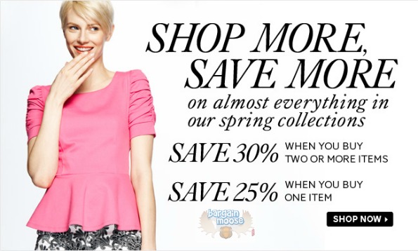 thebay The Bay Canada: Shop More Save More Weekend